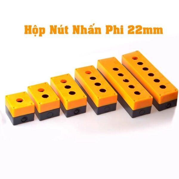 Hộp nút nhấn phi 22